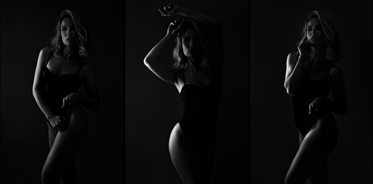 Sesja kobieca Łódź – delikatna zmysłowość w cieniu światła